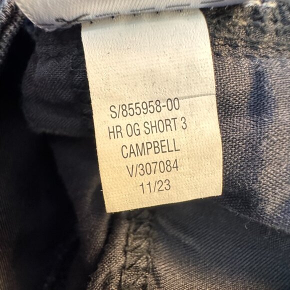 Old Navy Black Denim Shorts Sz 16 OG Straight High Rise Secret Smooth Pockets … - Picture 10 of 10